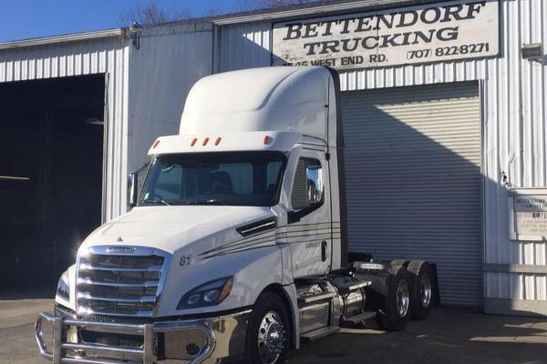 truck at loading bay