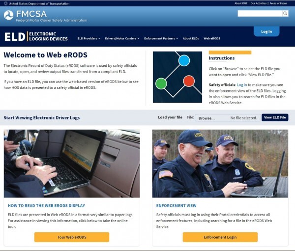 FMCSA ERODS