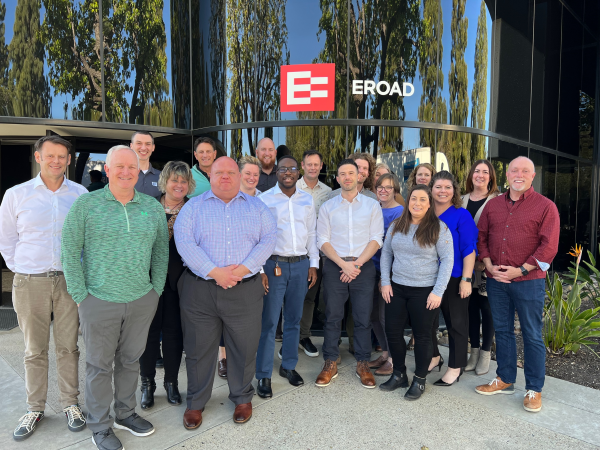Group photo outside EROAD HQ