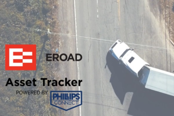 EROAD and Phillips Connect Asset Tracker logos