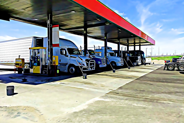 trucks fueling