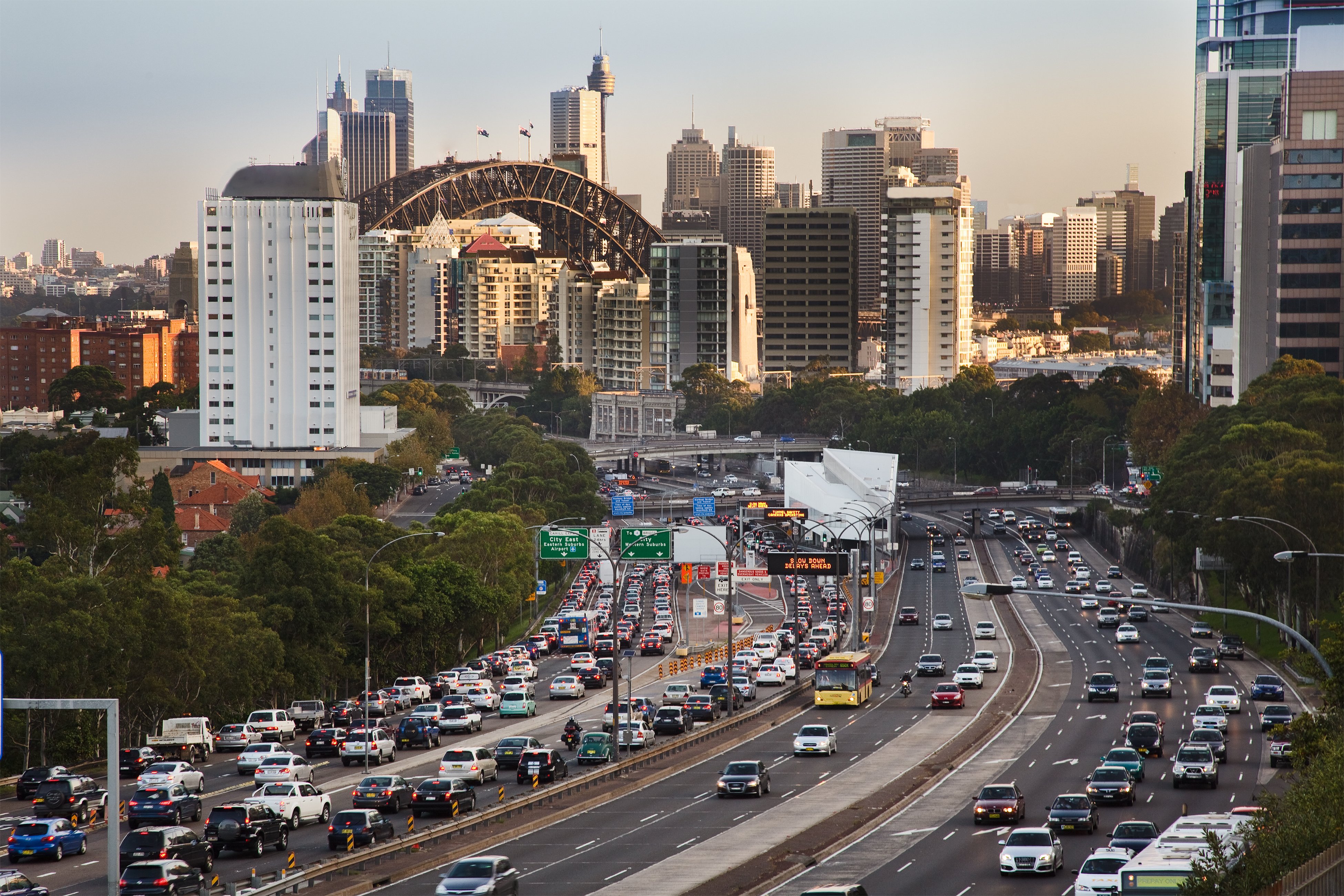 australia stock image traffic