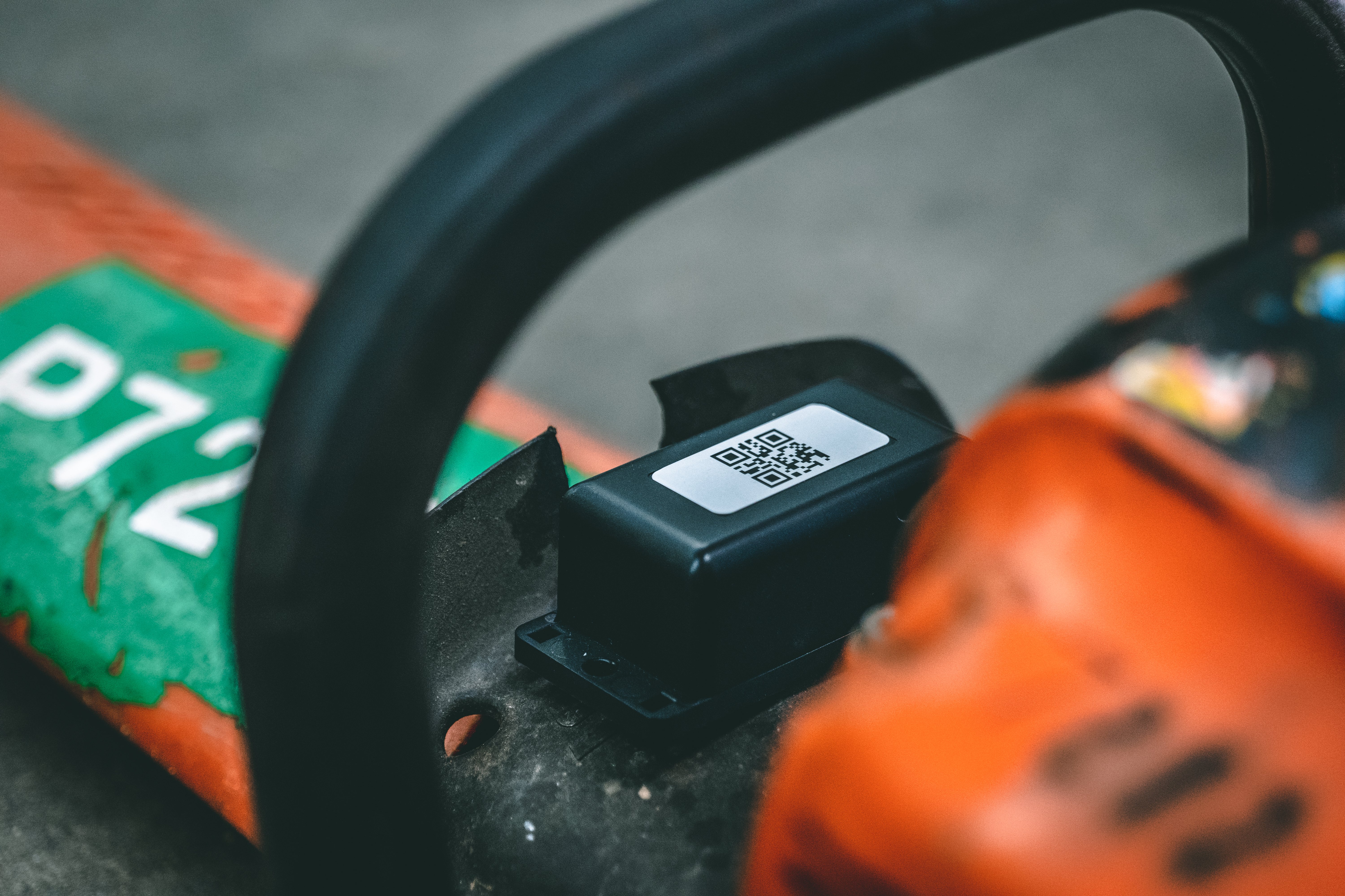 chainsaw with where tag fitted