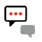 Speech bubbles icon