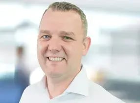 Headshot of Steve Fielding, EROAD Head of Growth and Retention, smiling