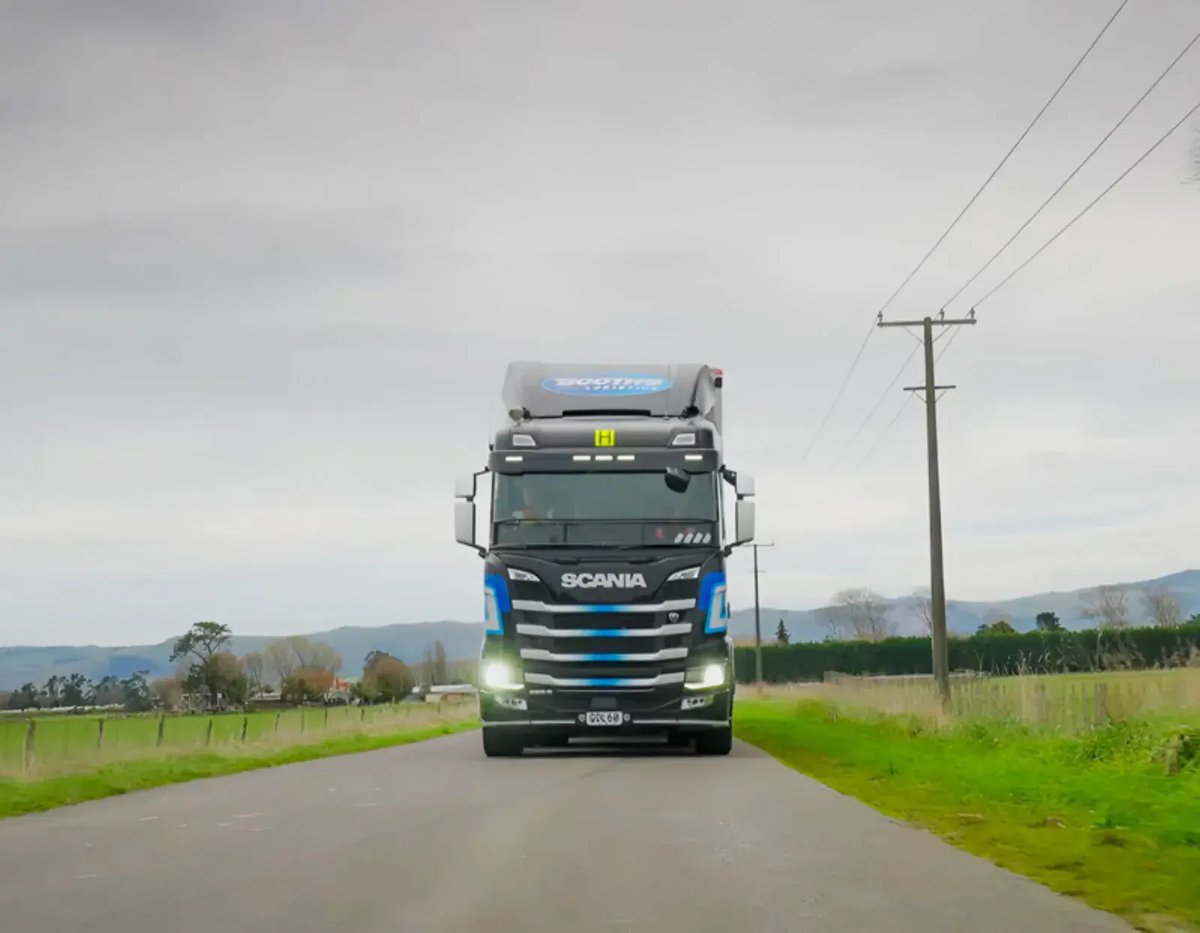 Booth’s Logistics truck and driver