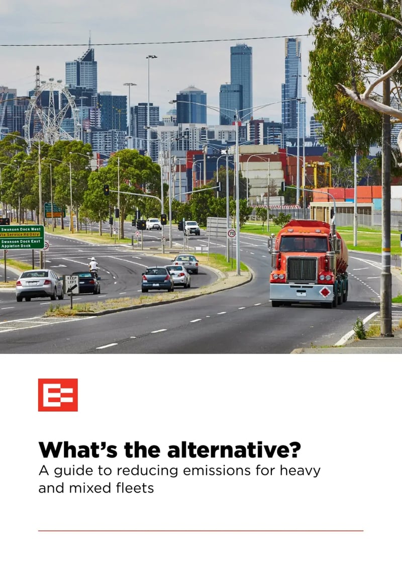 Cover of What's the alternative? A guide to reducing emissions for heavy and mixed fleets