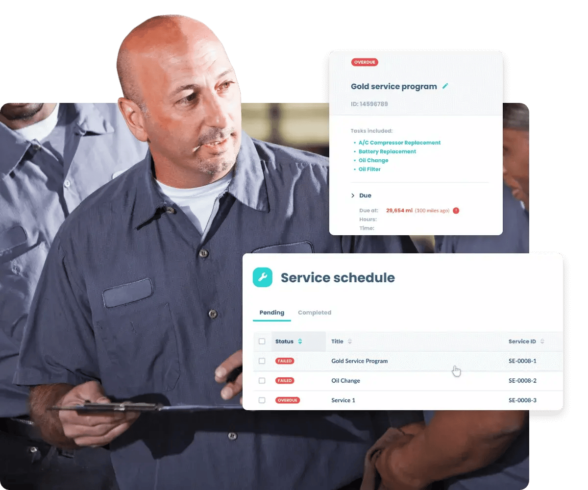 Fleet Manager using Tablet