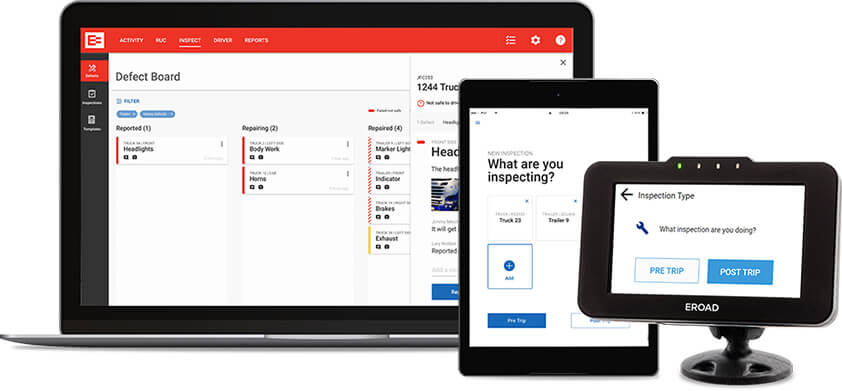 MyEROAD across desktop, tablet and mobile