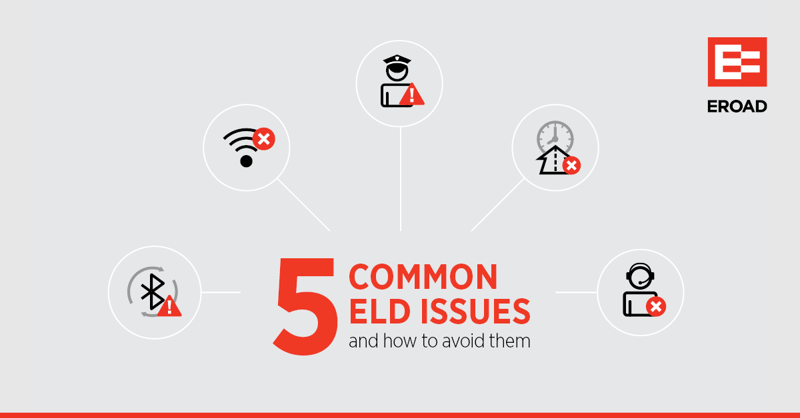 5 Common ELD issues graphic