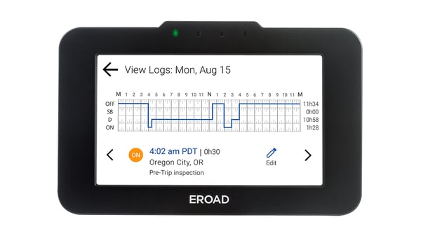 EROAD’s ELD is designed with the driver in mind EROAD’s ELD is designed with the driver in mind