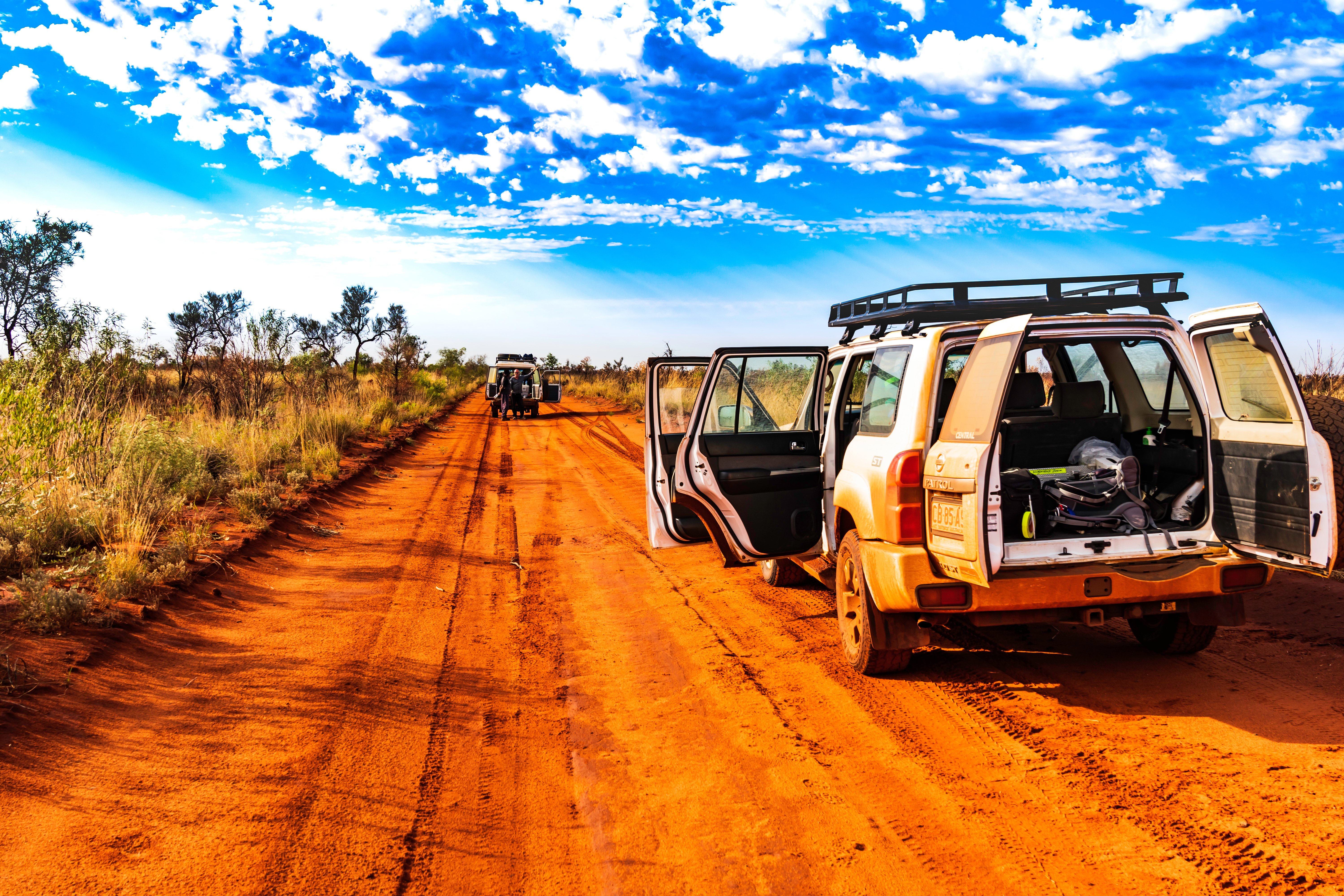 light vehicles in australian outback remote worker safety