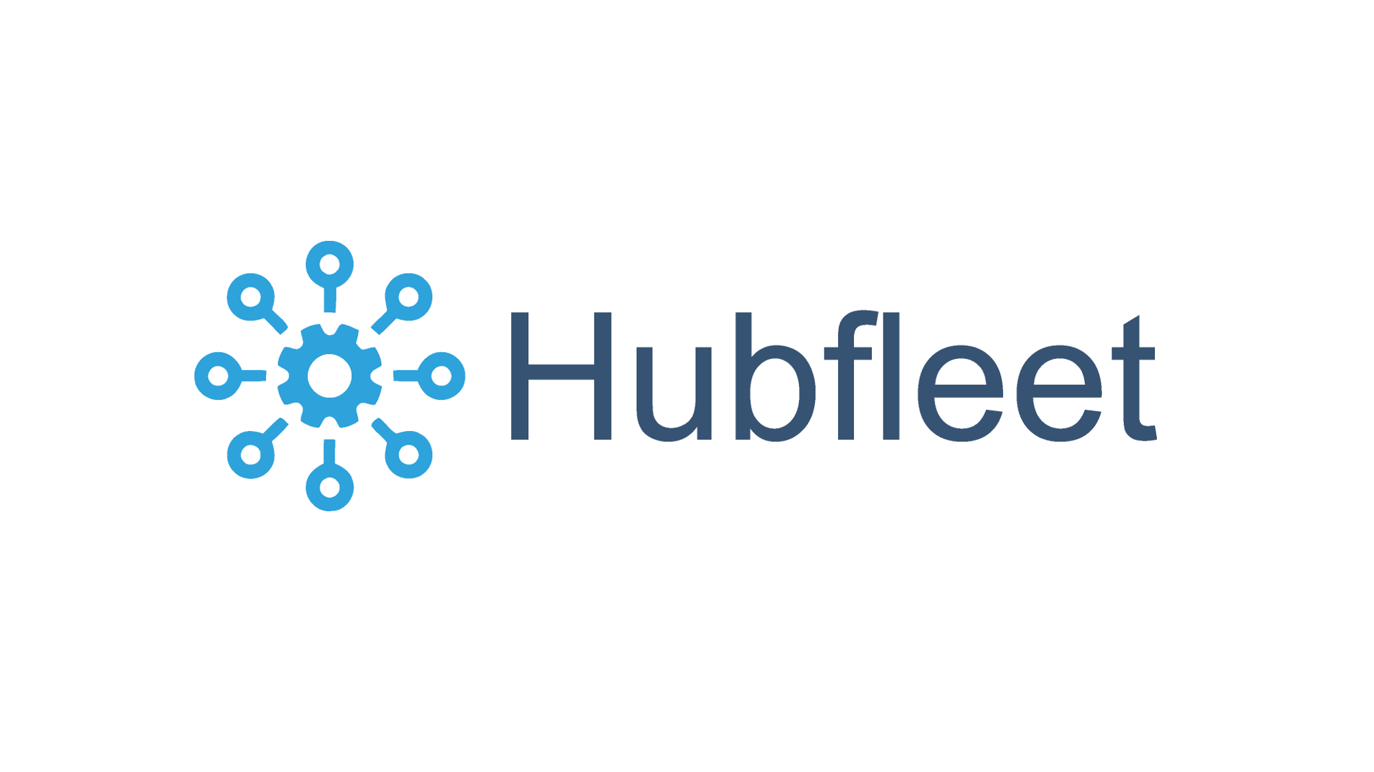 Hubfleet logo - white background