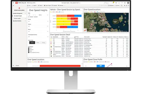 EROAD Analyst Over Speed Insight