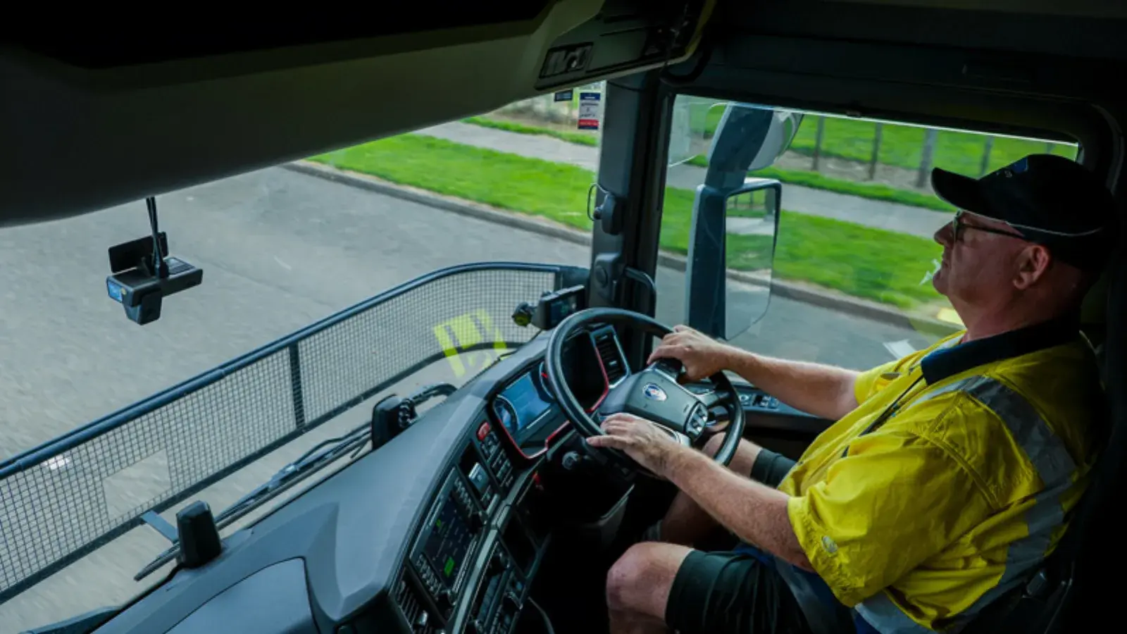 Booth’s Logistics truck and driver