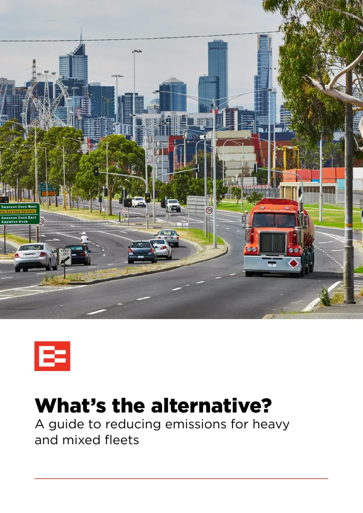 Cover of What's the alternative? A guide to reducing emissions for heavy and mixed fleets