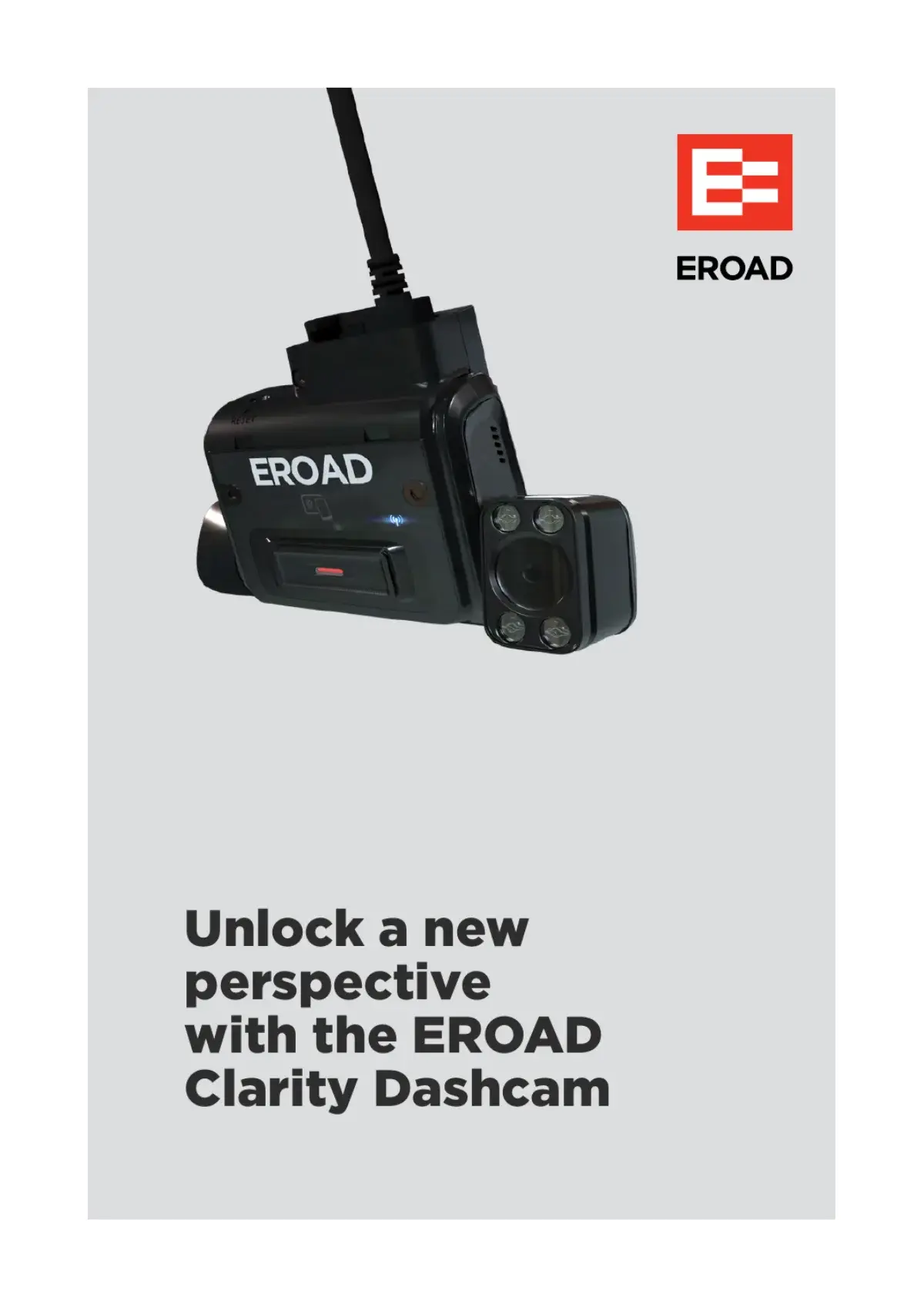 Cover of Unlock a new perspective with the EROAD Clarity Dashcam