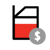 Fuel and maintenance cost icon