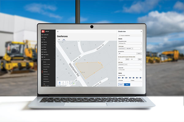 Geofence activity reporting in MyEROAD