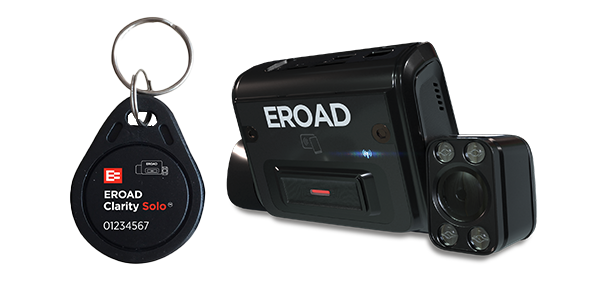 EROAD Clarity Solo with its NFC fob