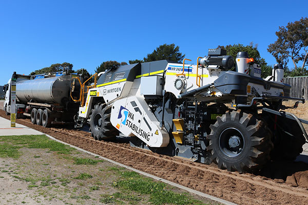WA Stabilisers truck in Perth