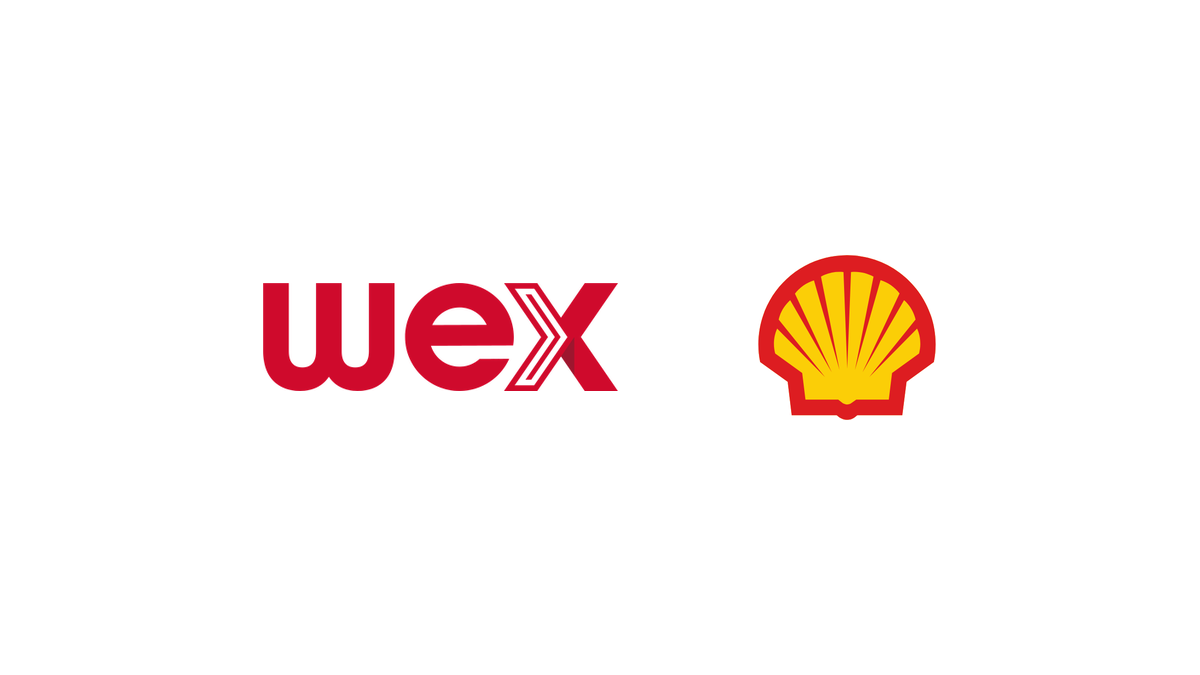 Wex and Shell fuel card logos