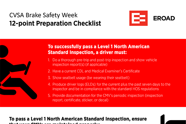 Brake Safety Checklist Helps Drivers Pass Inspections