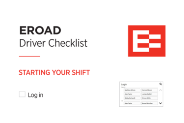 ELD Driver Checklist