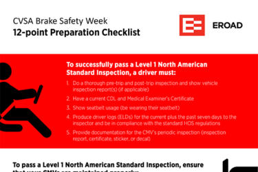 Brake Safety Checklist