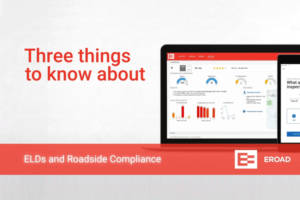 Intro slide, 3 Things to know about ELDs and Roadside Compliance video