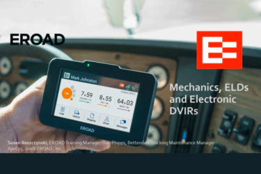 Mechanics, ELDs and Electronic DVIRs