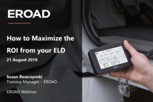 Intro slide, How to Maximize the ROI from your ELD webinar