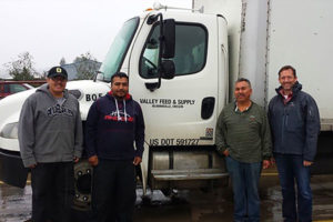 Valley Feed & Supply truck and crew