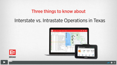 3 Things to Know about interstate vs intrastate operations in Texas