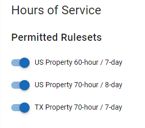 Texas intrastate hours of service ruleset now available