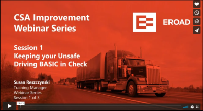 CSA Improvement Series: Unsafe Driving BASIC