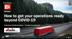 Intro slide, How to get your operations ready beyond COVID-19 webinar