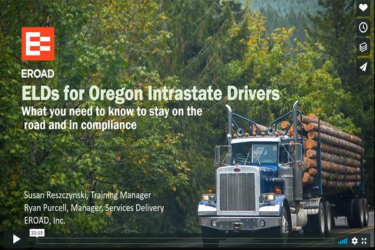 ELDs for Oregon Intrastate Drivers