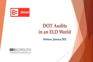 DOT Audits in an ELD World webinar intro screen