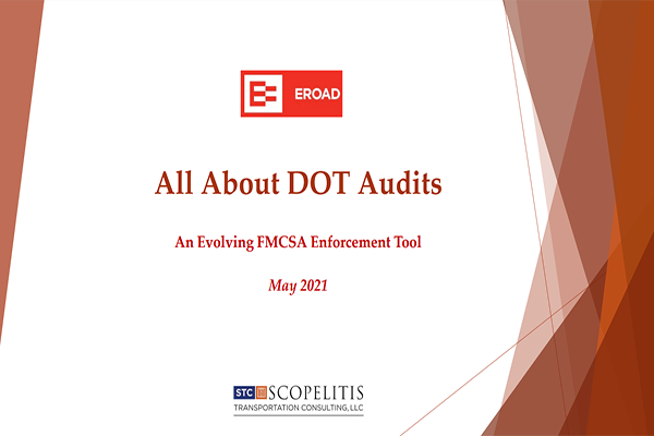 All About DOT Audits webinar intro slide