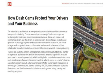 How Dash Cams Protect Your Drivers and Your Business