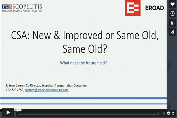 CSA, New & Improved or Same Old, Same Old webinar intro slide