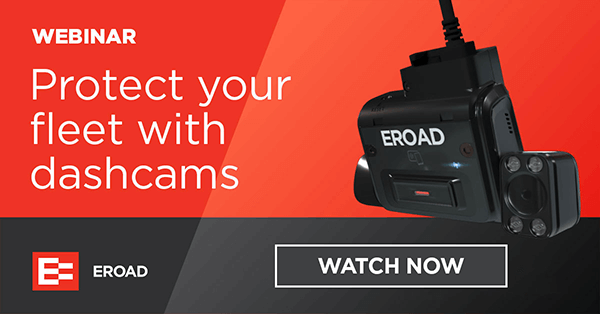 Protect your fleet with Dashcams webinar banner - Watch Now
