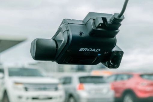 EROAD Clarity Solo Camera Attached to Dashboard