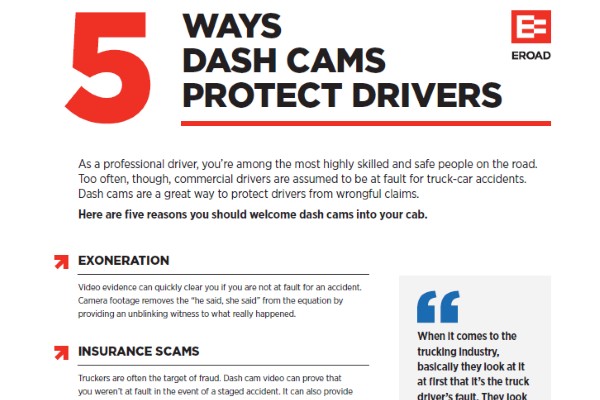 5 Ways Fleet Dash Cams Protect Drivers